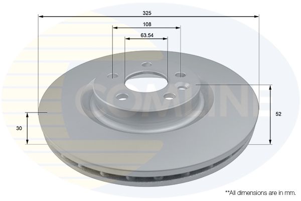 Kočioni disk COMLINE ADC1287V