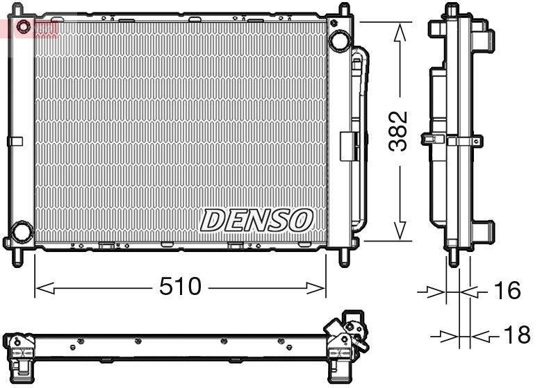 DENSO Hűtőmodul DRM46102