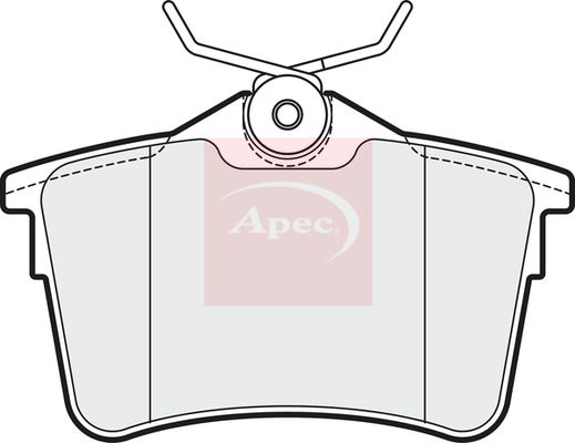 APEC Brake Pad Set, disc brake PAD1659
