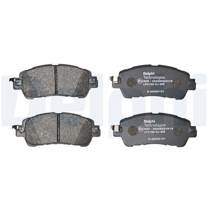 Piduriklotsi komplekt, ketaspidur, DELPHI LP3189