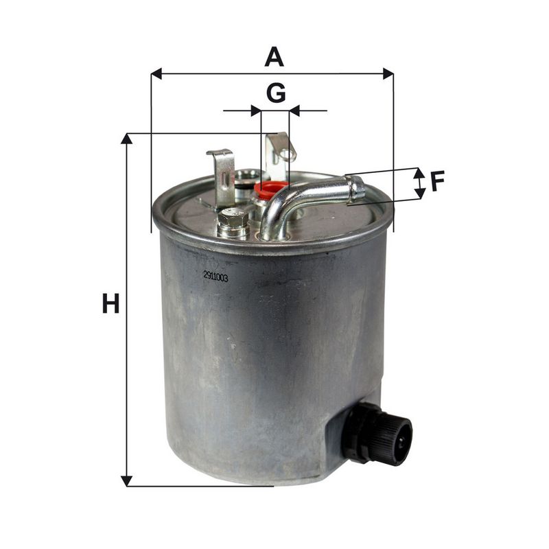 Kütusefilter, FILTRON PP 841, 5