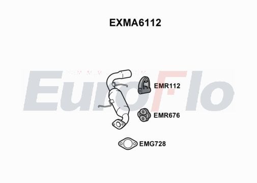 Глушник задня частина 4WD дизель MAZDA CX-7 06-12 R2P740100