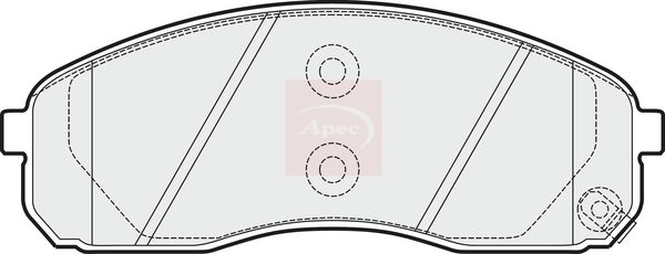 APEC Brake Pad Set, disc brake PAD1530