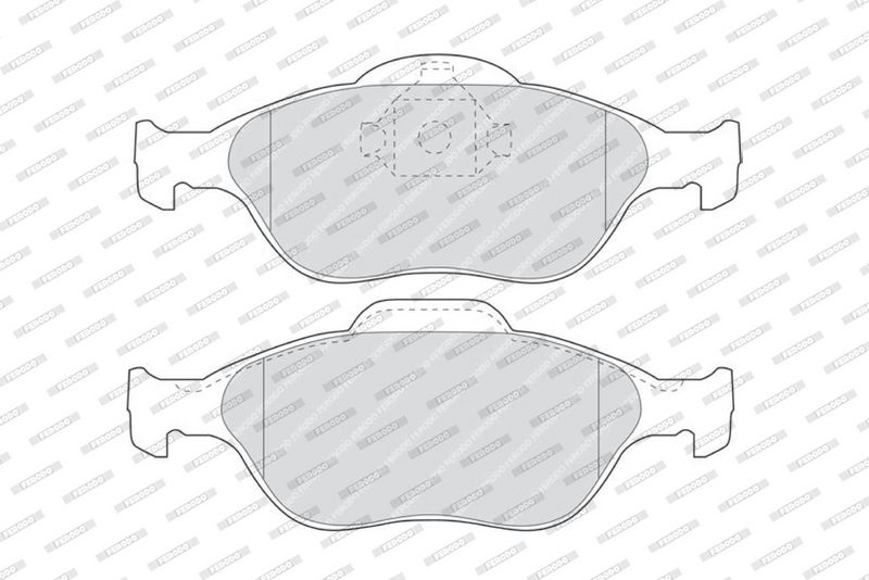 FERODO Plaquettes de frein à disque FDB1394