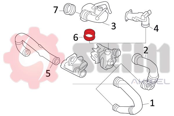 SEIM 981509 Charge Air Hose