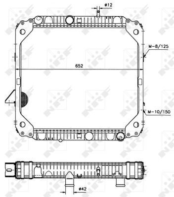 NRF 503474 Radiator, engine cooling