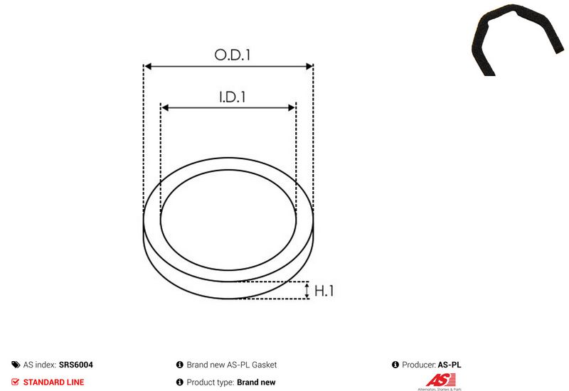 AS-PL SRS6004 Repair Kit, starter