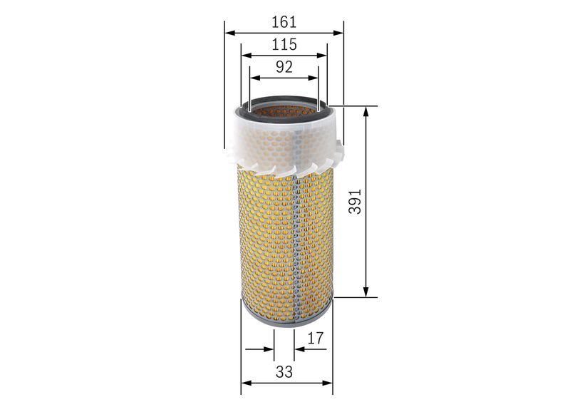 BOSCH 1 457 433 201 Air Filter