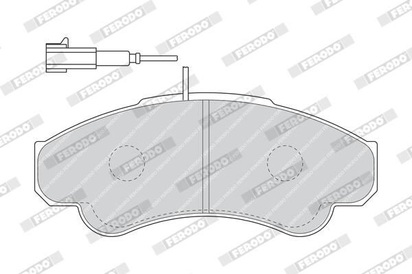 FERODO FVR1479 Brake Pad Set, disc brake