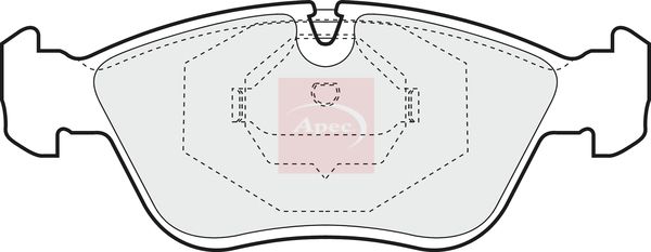 APEC Brake Pad Set, disc brake PAD813