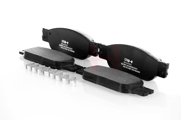 Piduriklotsi komplekt, ketaspidur, GH GH-411512