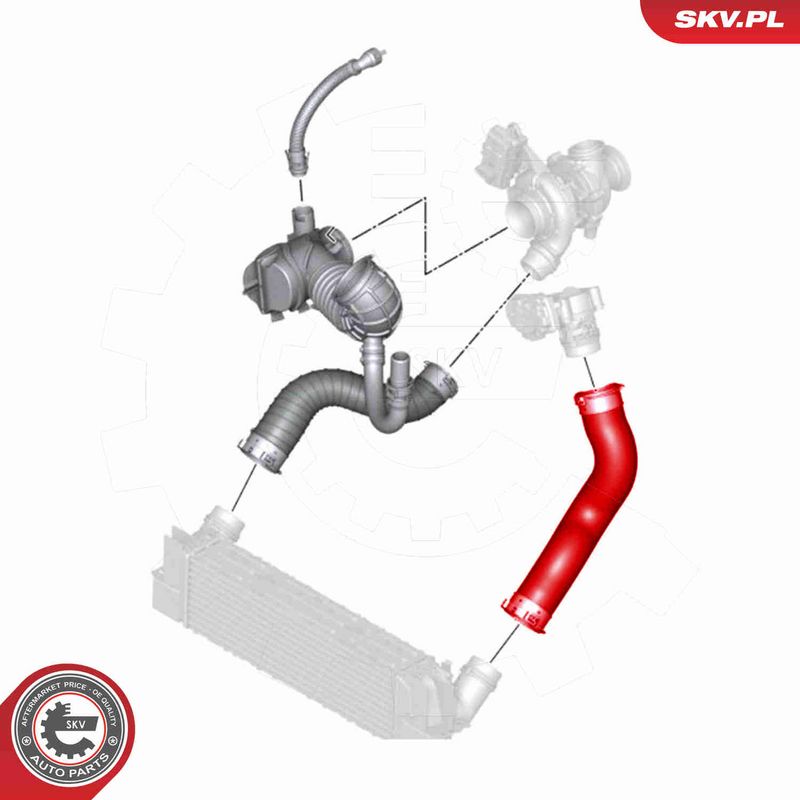 ESEN SKV 43SKV214 Charge Air Hose