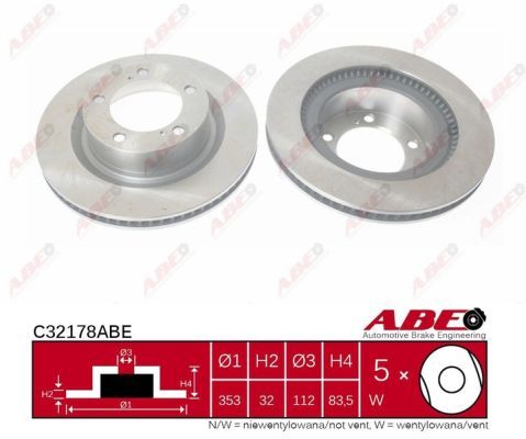 ABE C32178ABE Brake Disc