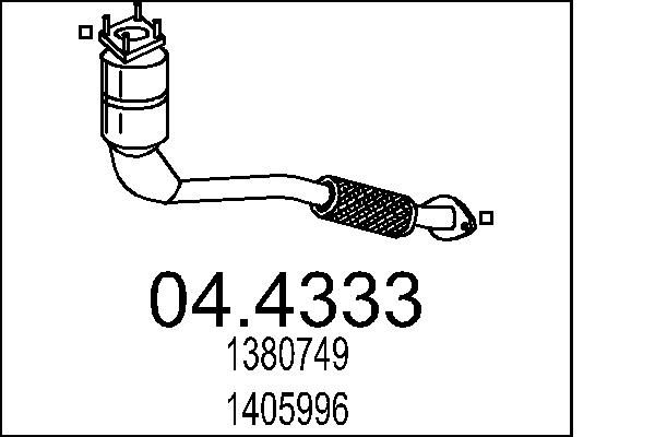 MTS katalizátor 04.4333