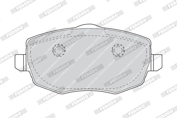 FERODO FDB1581 Brake Pad Set, disc brake