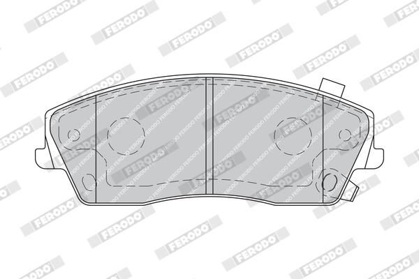 FERODO FDB1954 Brake Pad Set, disc brake
