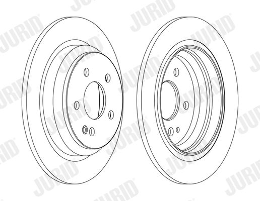 JURID 562263JC Brake Disc