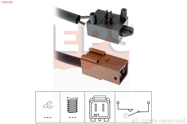 Conmutador, accionamiento embrague (control veloc.)