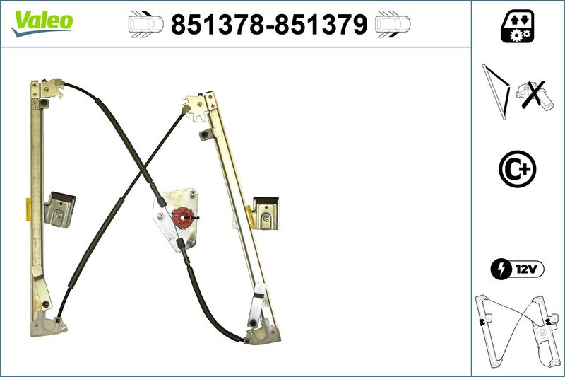 VALEO 851379 - Window Regulator