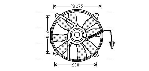 AVA QUALITY COOLING ventilátor, motorhűtés MS7521