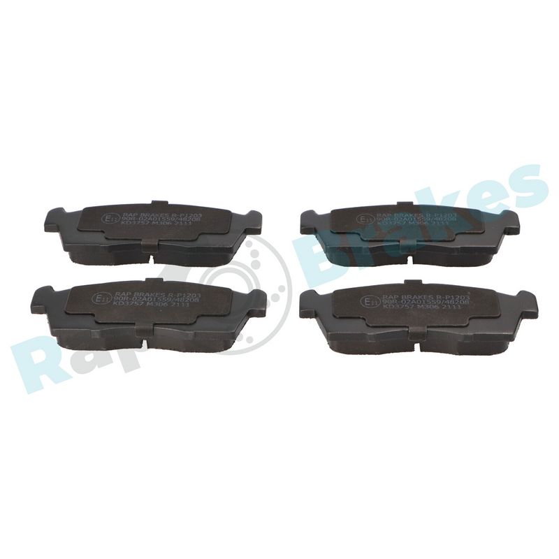 RAP BRAKES R-P1203 Brake Pad Set, disc brake