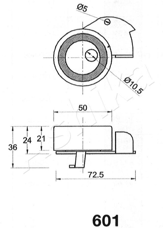 ASHIKA 45-06-601 Tensioner, timing belt