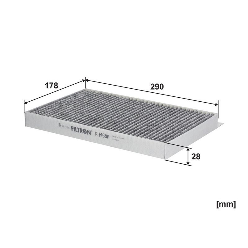 Cabinefilter met actieve kool past: MG MARVEL R Electric 02.21-
