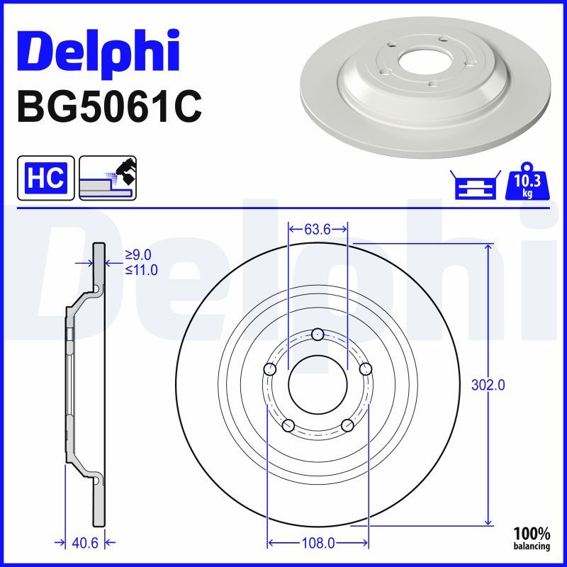 Piduriketas, DELPHI BG5061C