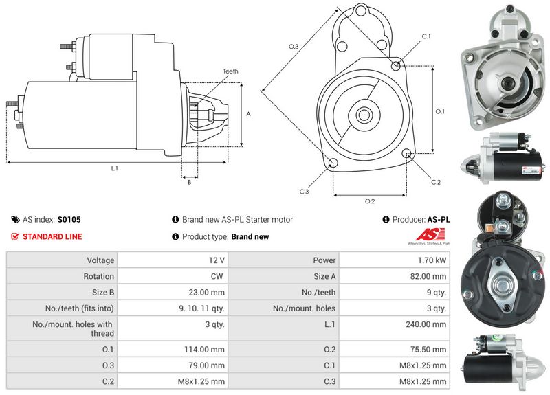 AS-PL S0105 Starter