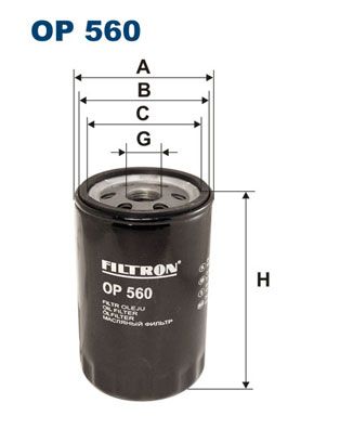 FILTRON olajszűrő OP 560