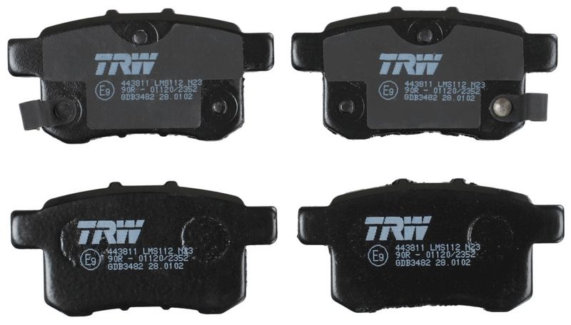 TRW GDB3482 Brake Pad Set, disc brake