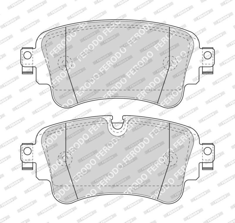 FERODO Plaquettes de frein à disque FDB4807