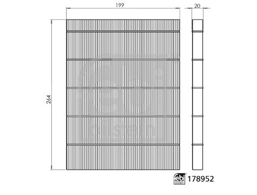 178952 FEBI BILSTEIN Фільтр салону