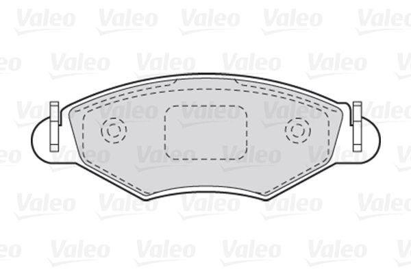 VALEO 301461 Brake Pad Set, disc brake