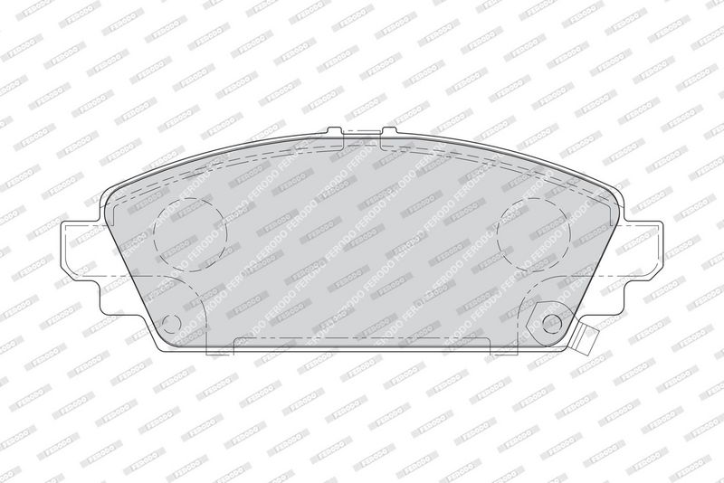 FERODO Plaquettes de frein à disque FDB1601