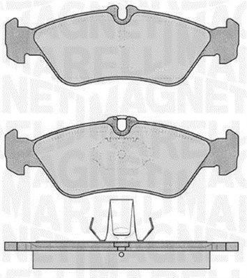 MAGNETI MARELLI fékbetétkészlet, tárcsafék 363916060506