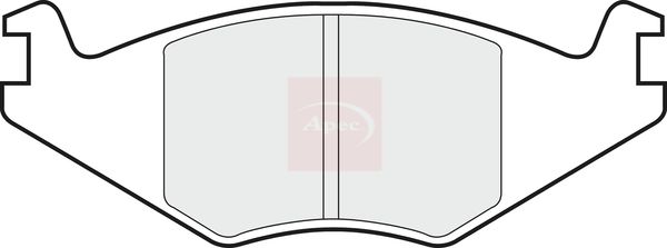 APEC Brake Pad Set, disc brake PAD439