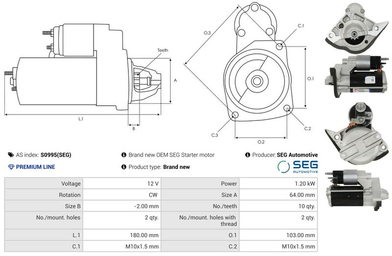 AS-PL S0995(SEG) Starter