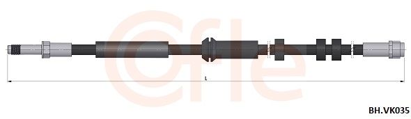 COFLE fékcső 92.BH.VK035