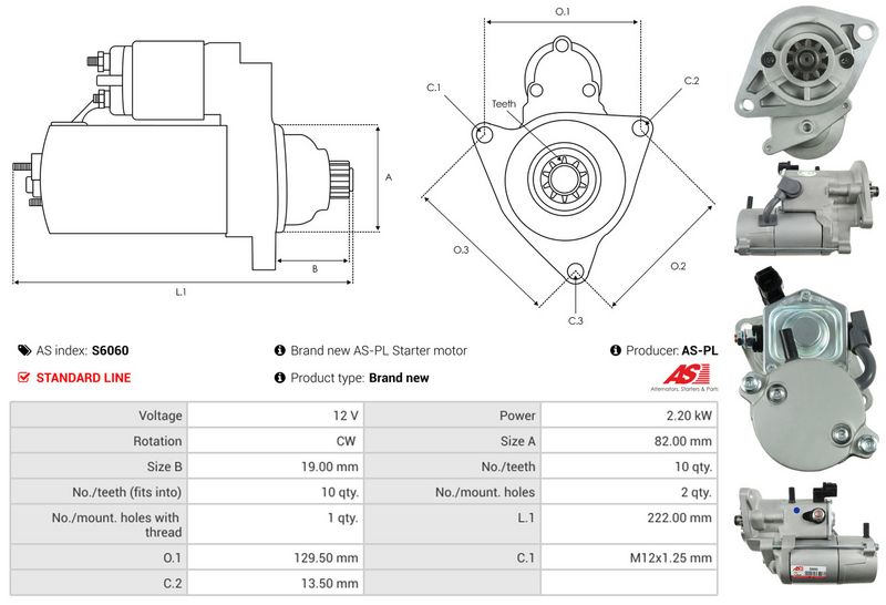 AS-PL S6060 Starter