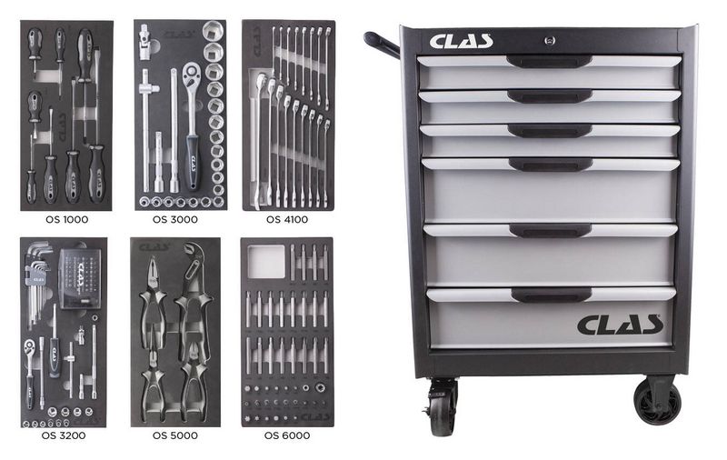 SERVANTE 6 TIROIRS + 154 OUTILS