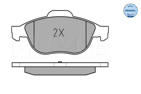 MEYLE 025 231 4119/W Brake Pad Set, disc brake
