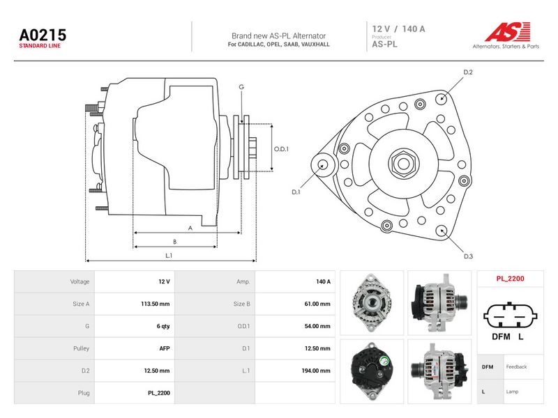 Generaator, AS-PL A0215