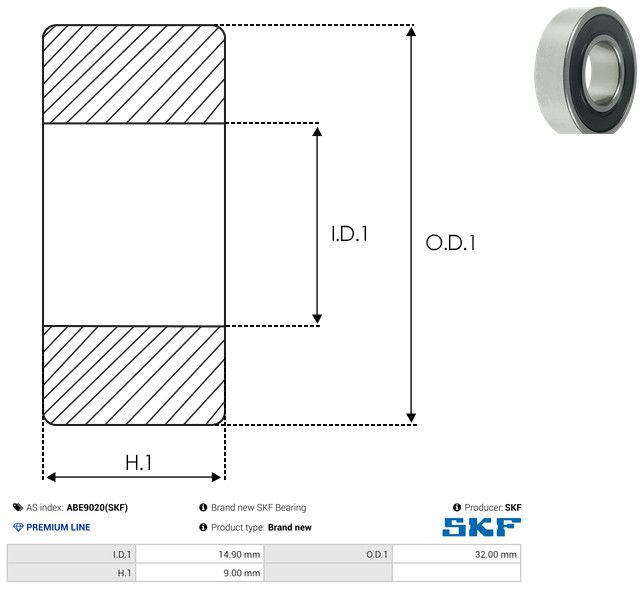 AS-PL ABE9020(SKF) Bearing