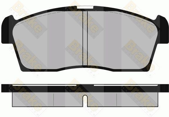 Brake Engineering Brake Pad Set, disc brake PA1728