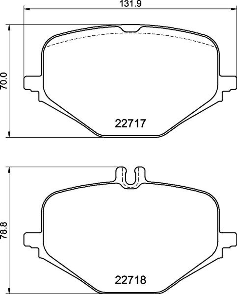 BREMBO P50167 Brake Pad Set, disc brake
