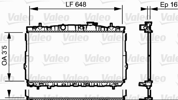 VALEO Radiateur 734903