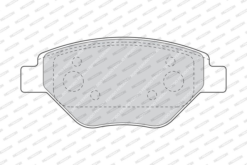 FERODO Plaquettes de frein à disque FDB1409