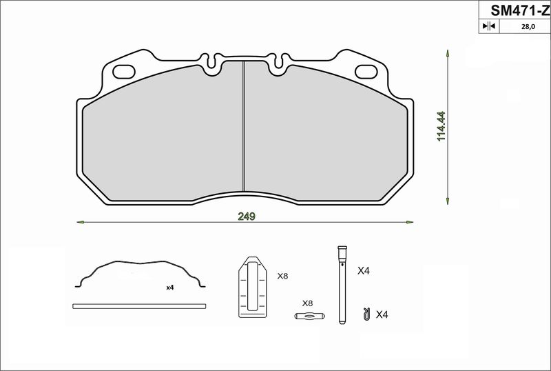 OEM код товара: 50 01 833 114
