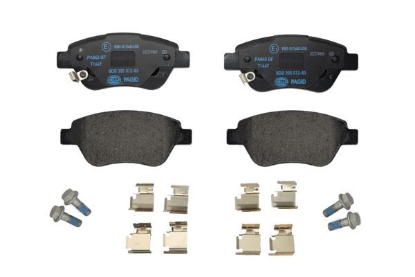 HELLA 8DB 355 012-831 Brake Pad Set, disc brake